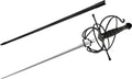 Black Wire Hilt Rapier Steel Z952939