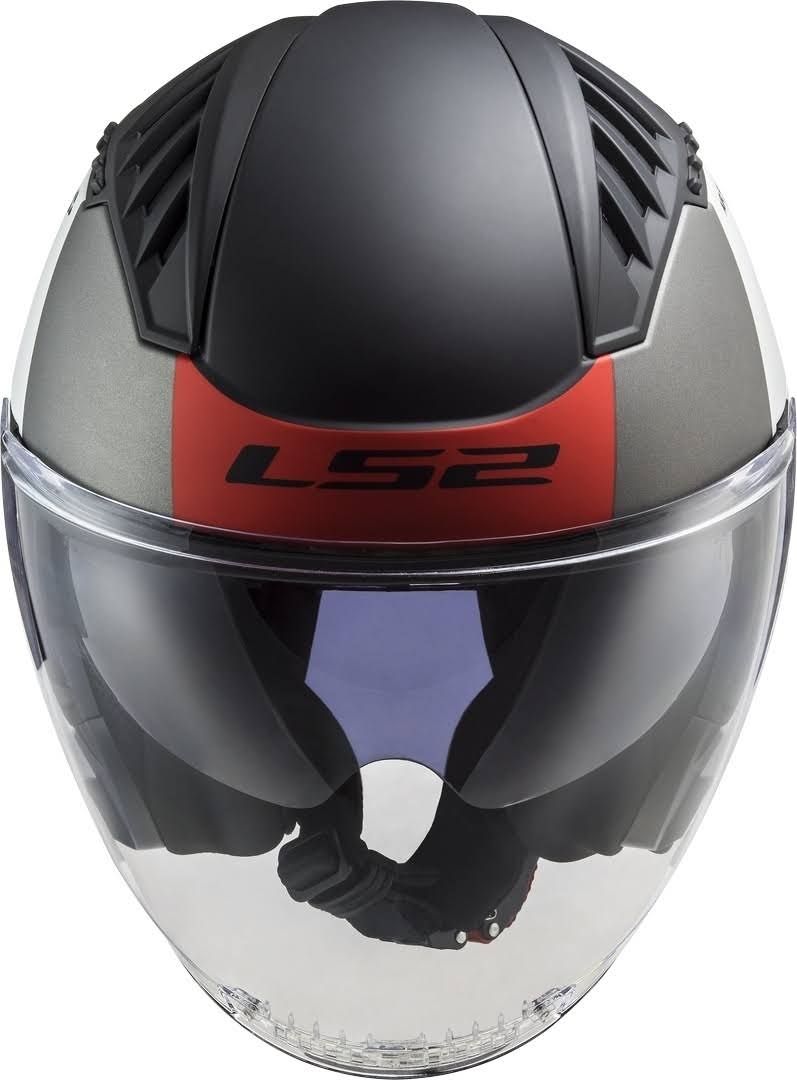 Matt White / Red Helmet Size XXL B50311