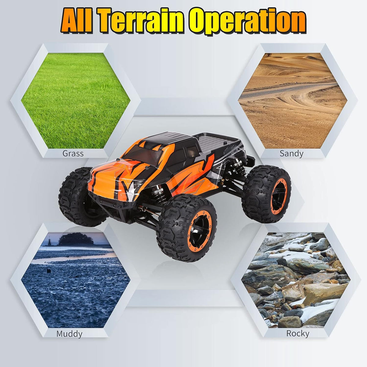 1:16 Scale 4WD Brushless RC Truck P976208