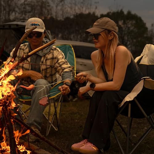 Oversized Heavy Duty Folding Camping Chair with Cup Holders and Carry Bag L4592