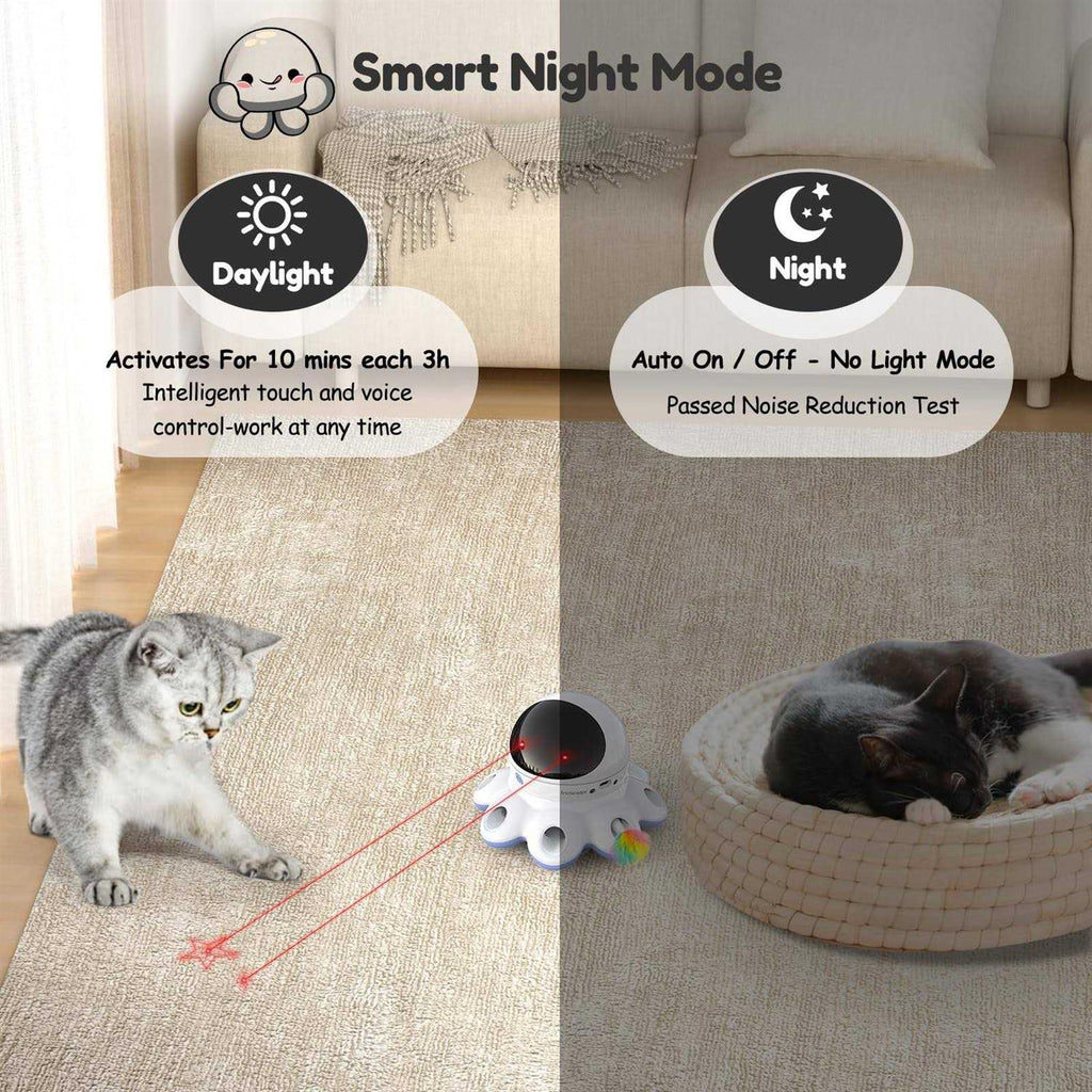 2-in-1 Interactive Cat Laser Toy A5063