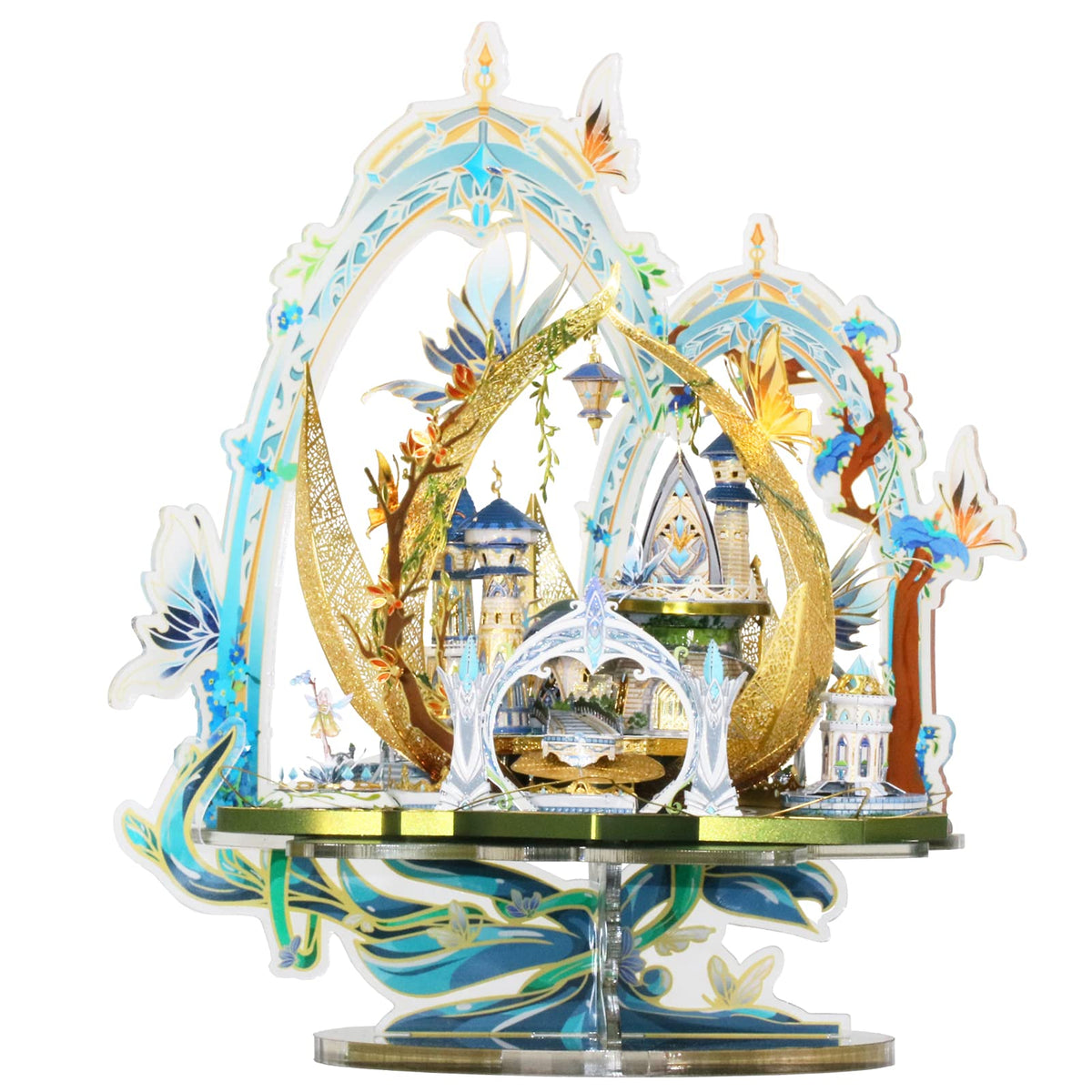 3D Metal Model Kits Fairy Castle Cinderella Princess DIY Kits J217