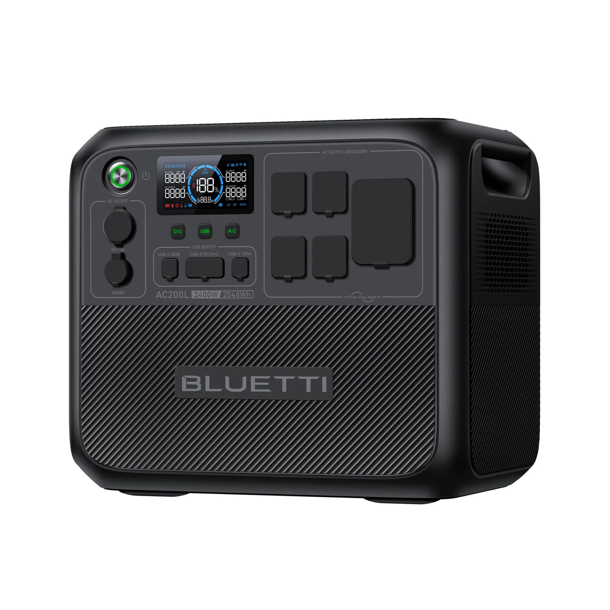 2048Wh 2400W Portable Generator Y91942