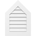 Peaked Top Surface Mount PVC Gable Vent K4535