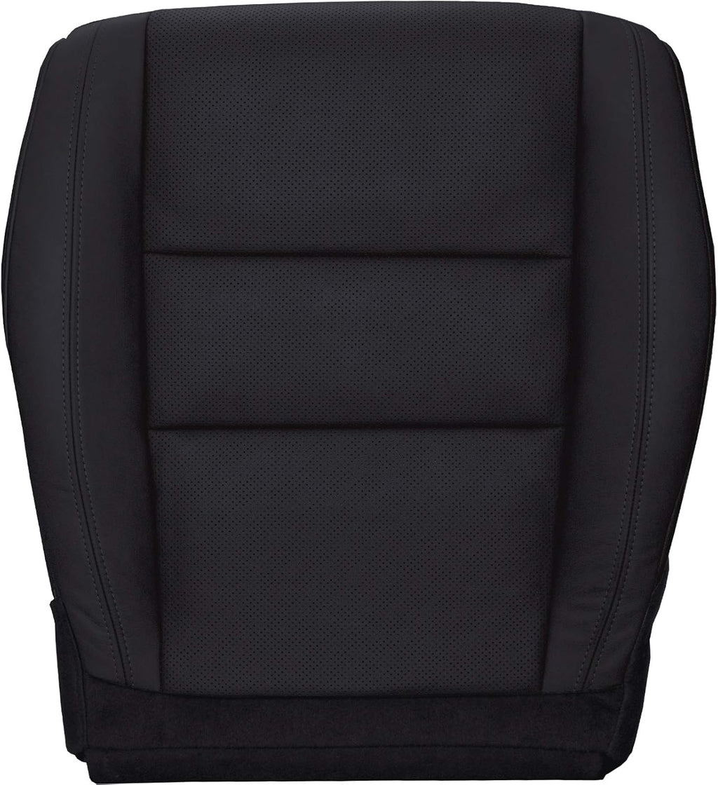 Black Leather Replacement Seat Cover Y3802