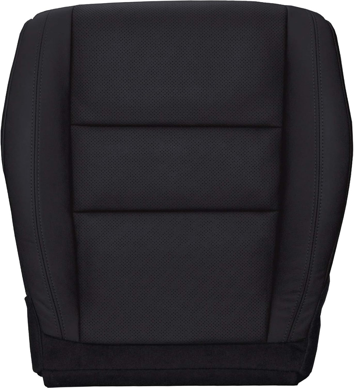 Black Leather Replacement Seat Cover Y3802