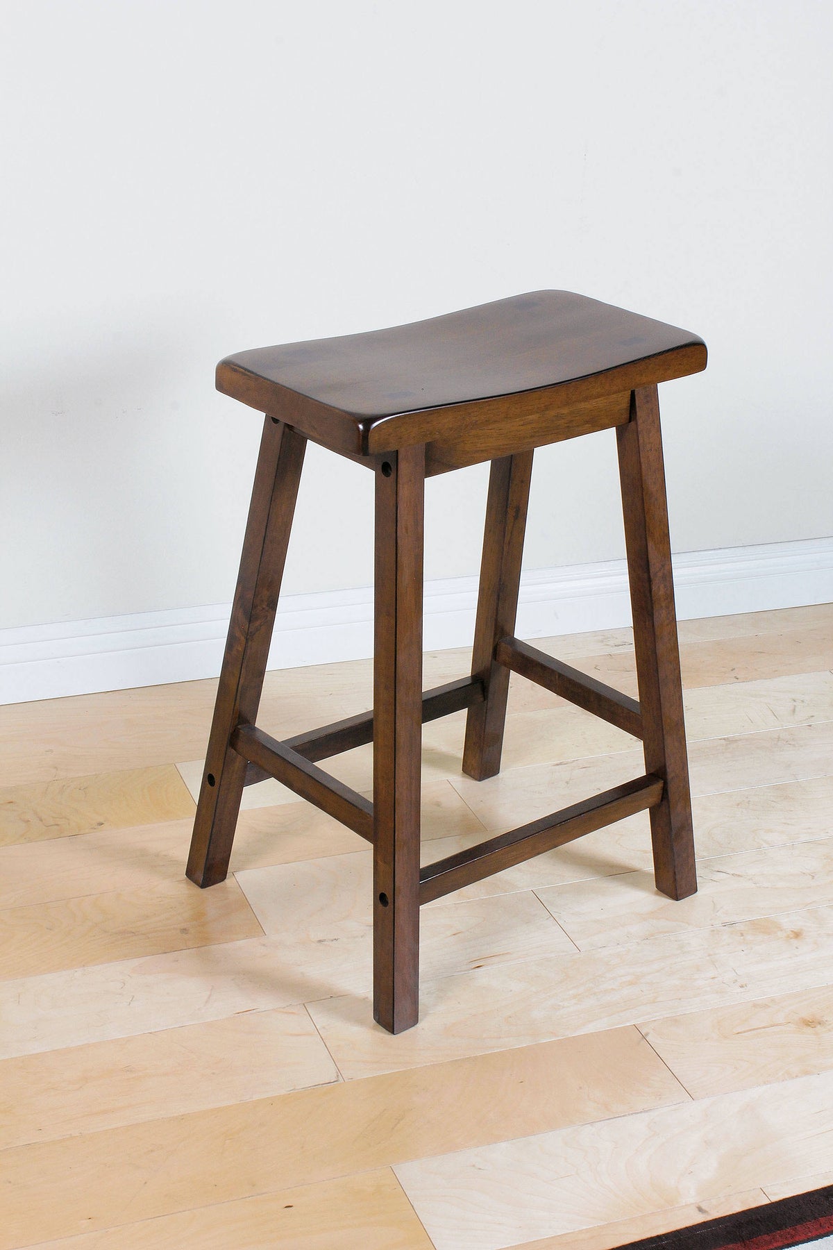 Walnut Counter Height Stool (Set of 2) M3332