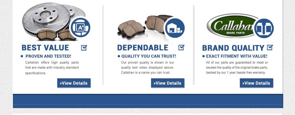 Front + Rear Semi-Loaded Caliper Assembly Set Kit J751803