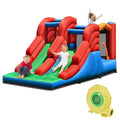 Inflatable Bounce House 3-in-1 Dual Slides Jumping Castle with Blower C265