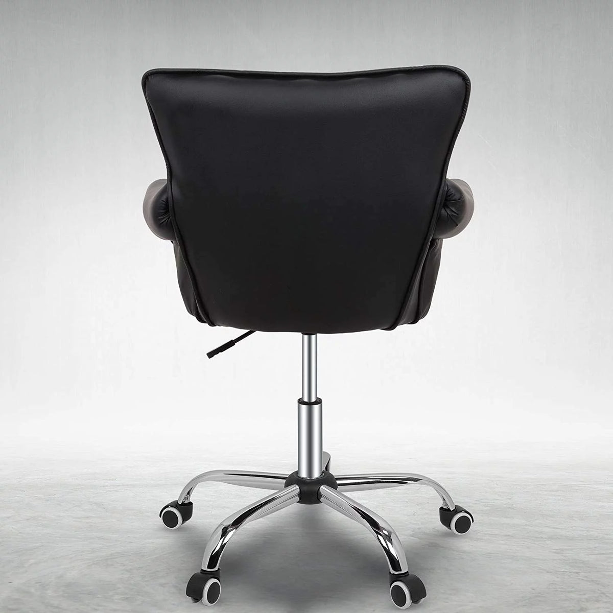 Black Adjustable Height Tufting Vanity Chair J8845