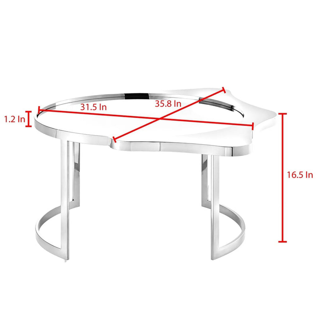 Coffee Table with Mirrored Top G62631