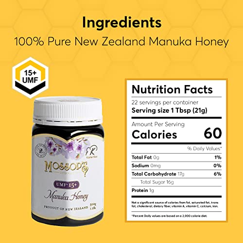 1.1lb Raw Manuka Honey UMF 15+ MGO 514+ K9995