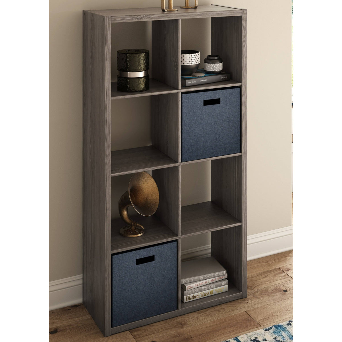 Brown Cube Bookcase E701