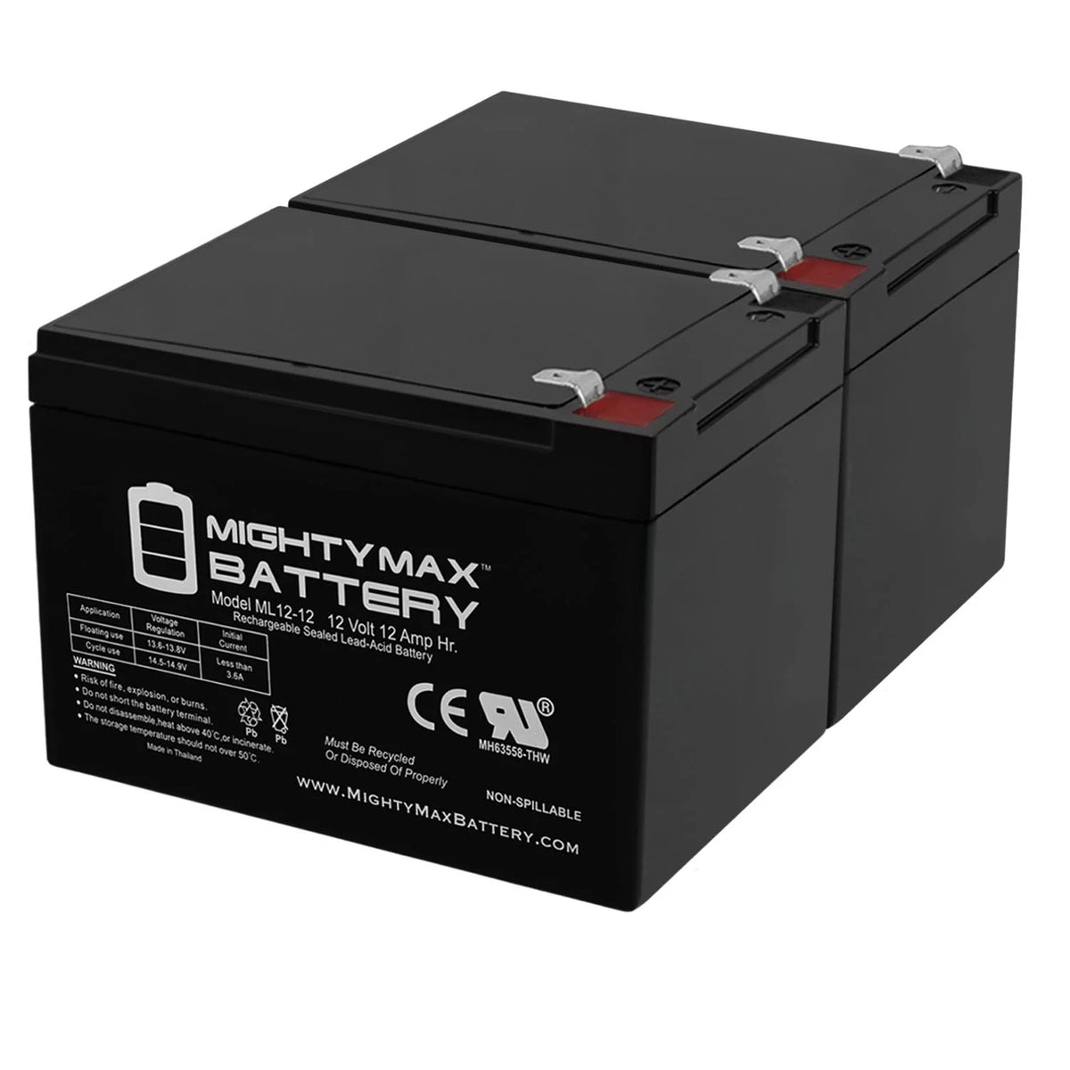 12V 12AH F2 SLA Battery R803502