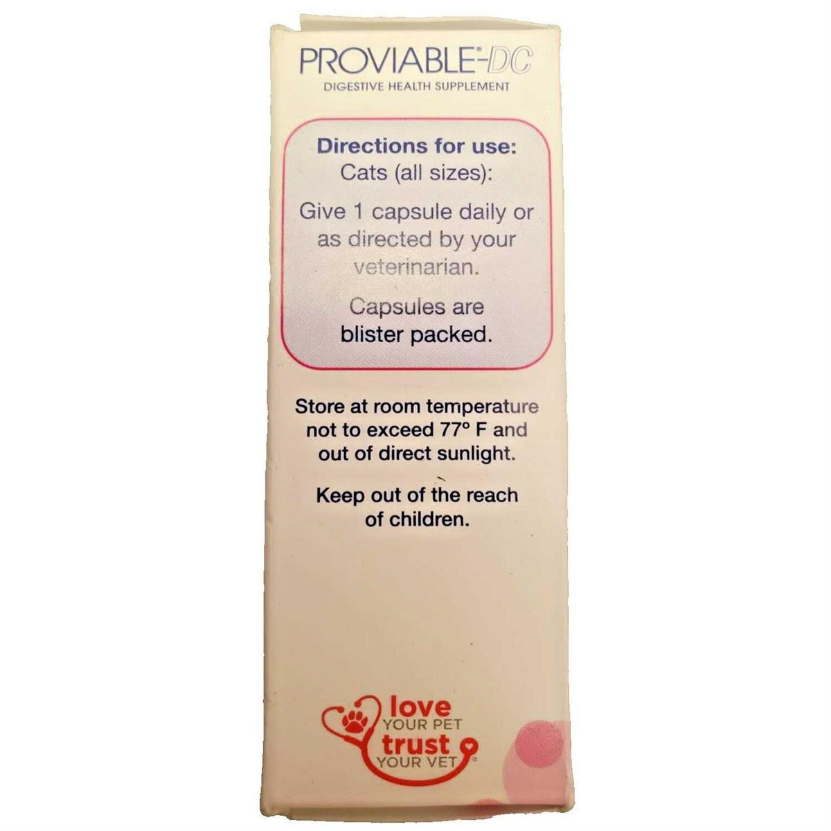 Cat Digestive Supplement Capsules B250333