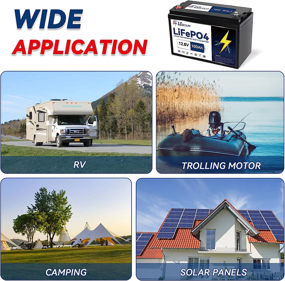12V 100Ah LiFePO4 Battery G117528