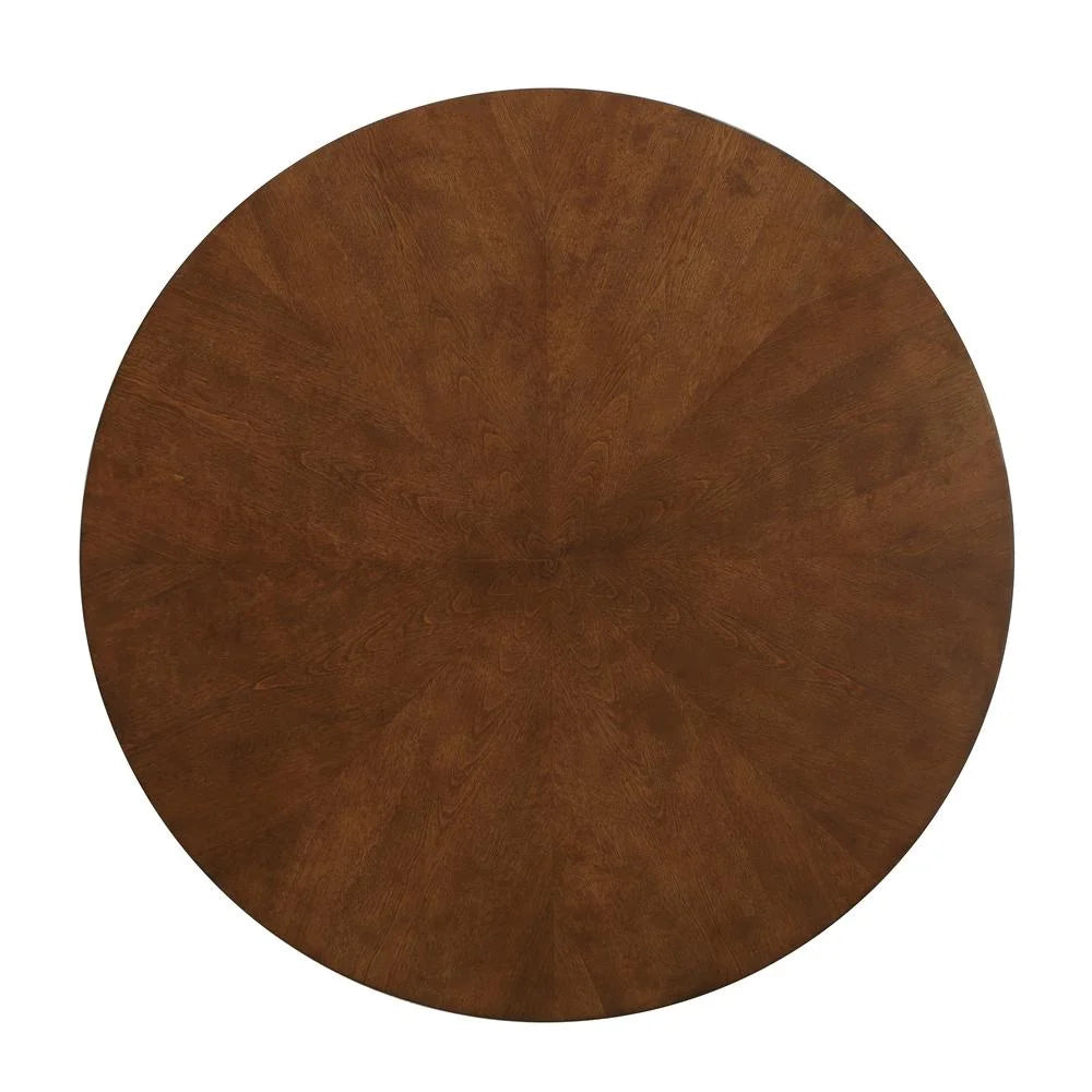 Burnt Orange Velvet 5-Piece Dining Set C51396