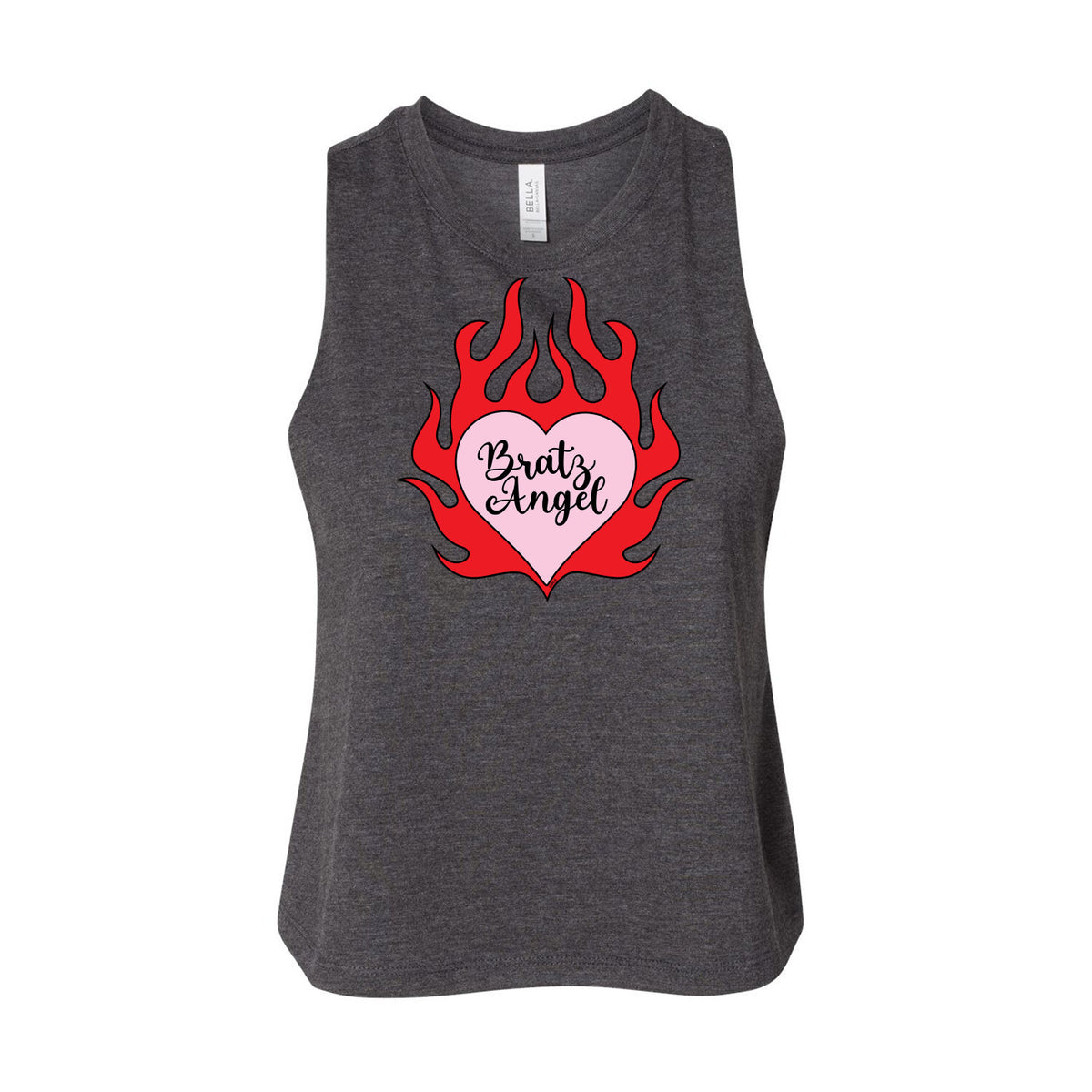 Cropped Racerback Tank Top X5565