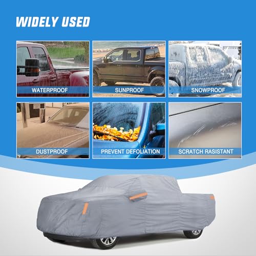 Heavy Duty Waterproof Car Cover with Zipper Cotton U871