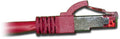 Cat6a SSTP LSZH Ethernet Cables, 1 ft Red (25 Pack) I223229