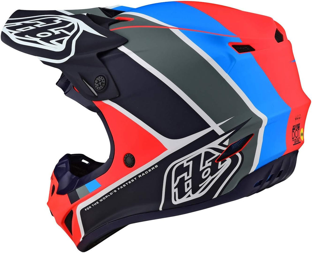 Orange/Navy Youth Helmet with MIPS Z978986