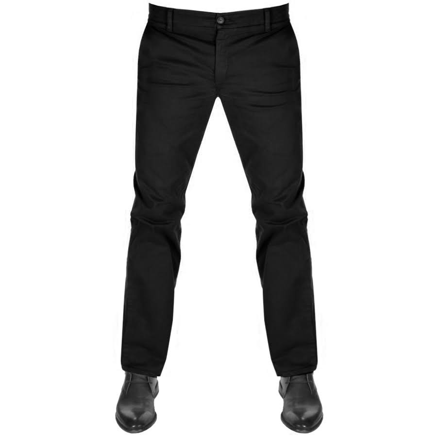 Black Regular Chinos L6784