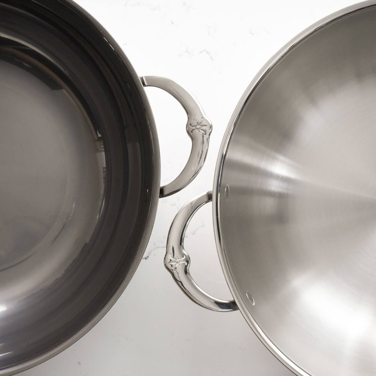 Forged Stainless Steel Wok B90043