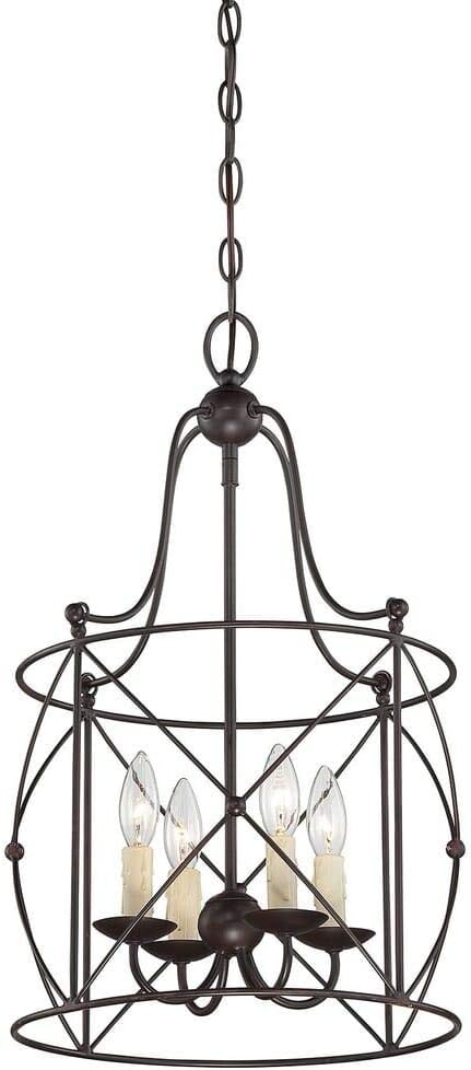 English Bronze 4-Light Foyer R896685