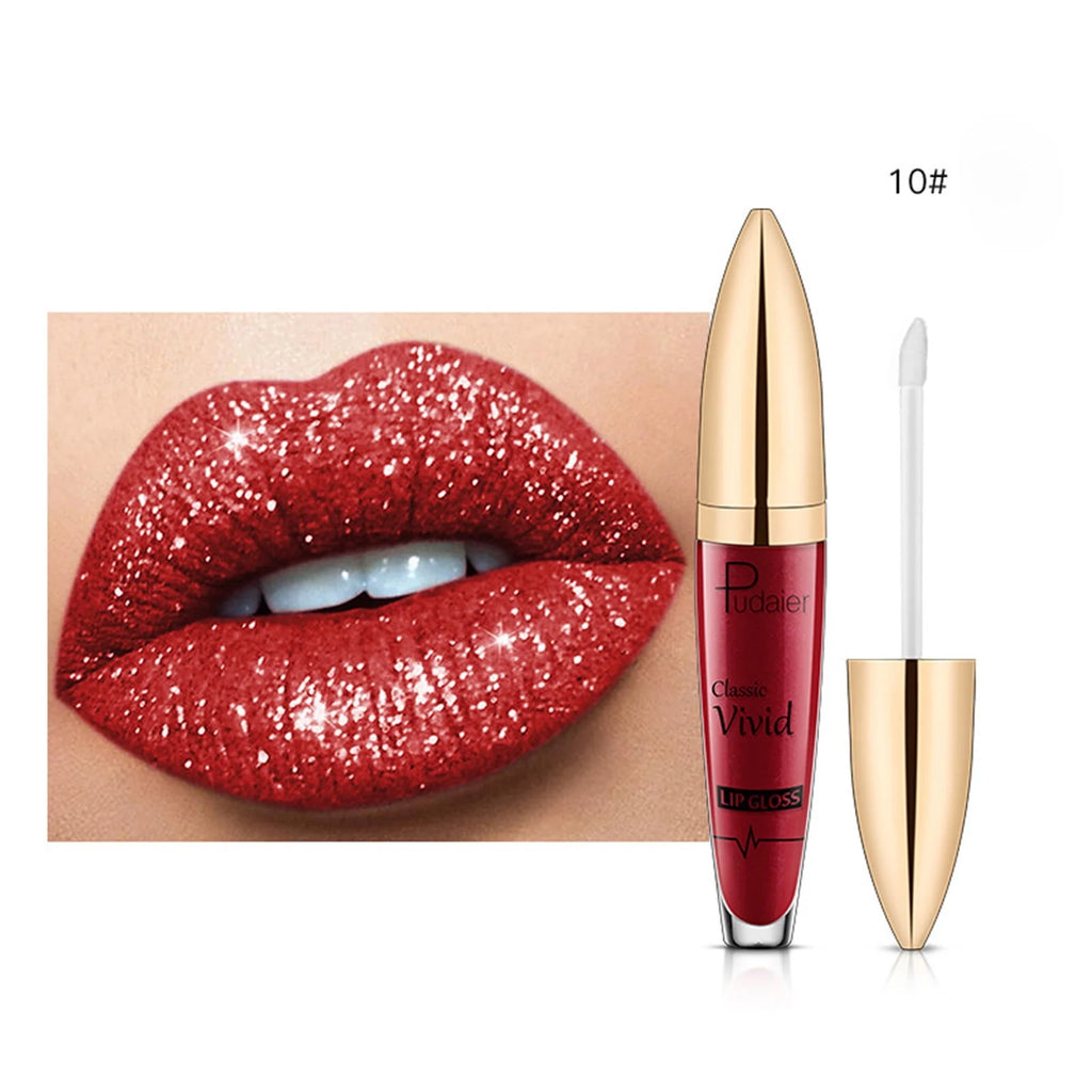 Shiny Long Lasting Glitter Lipstick, 5ml P732