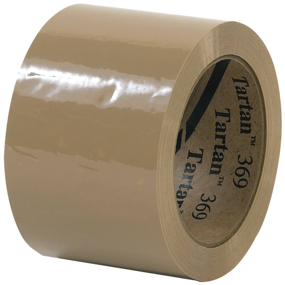 3 in x 110 Yards Tan Carton Sealing Tape Pack of 6 Y234634