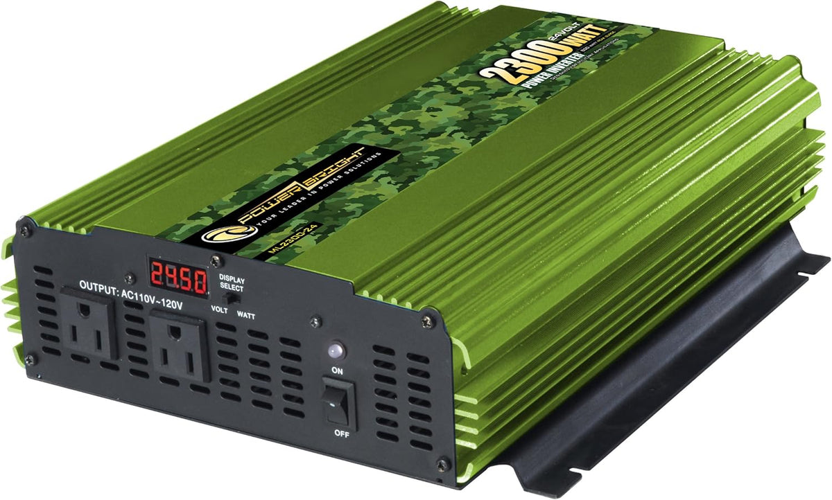 2300 Watt 24V Power Inverter with Dual 110V AC Outlets P60923