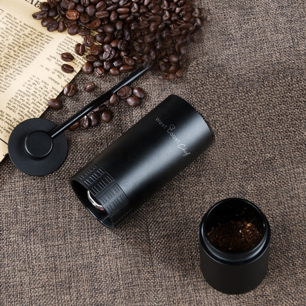 Manual Burr Coffee Grinder with Coarseness Adjustment Dial A7321