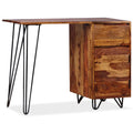 Writing Desk with 1 Drawer and 1 Cabinet Sheesham Wood B566703