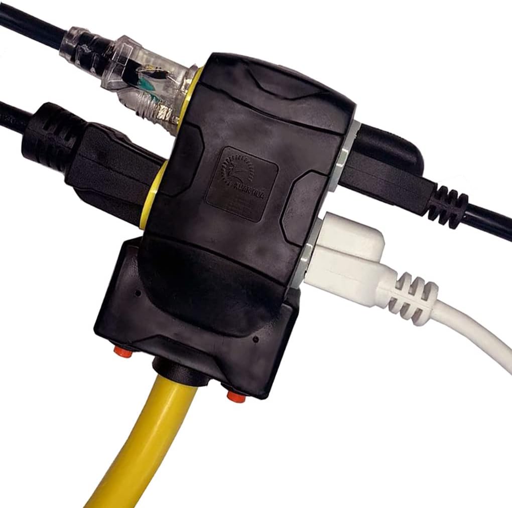40Ft L14-30P to Four 5-20R 30 Amp Generator Power Cord V93647