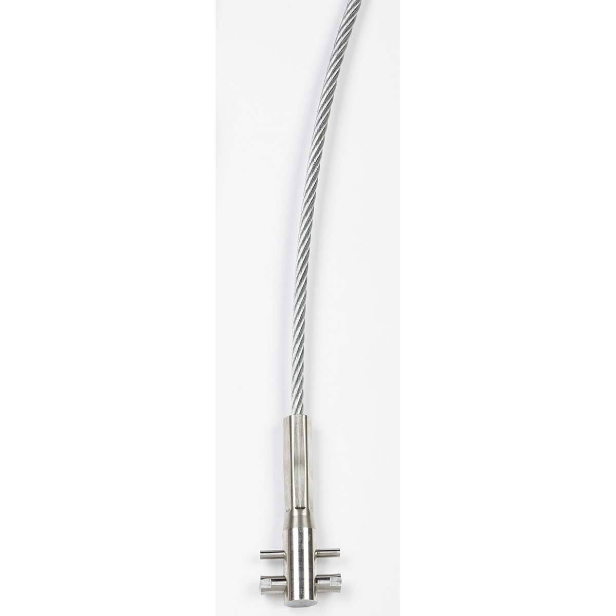 3/8 inch 7x19 Stainless Steel Cable, 55 ft L168474