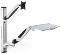 Aluminum Adjustable Height Monitor Desk Mount Stands H662