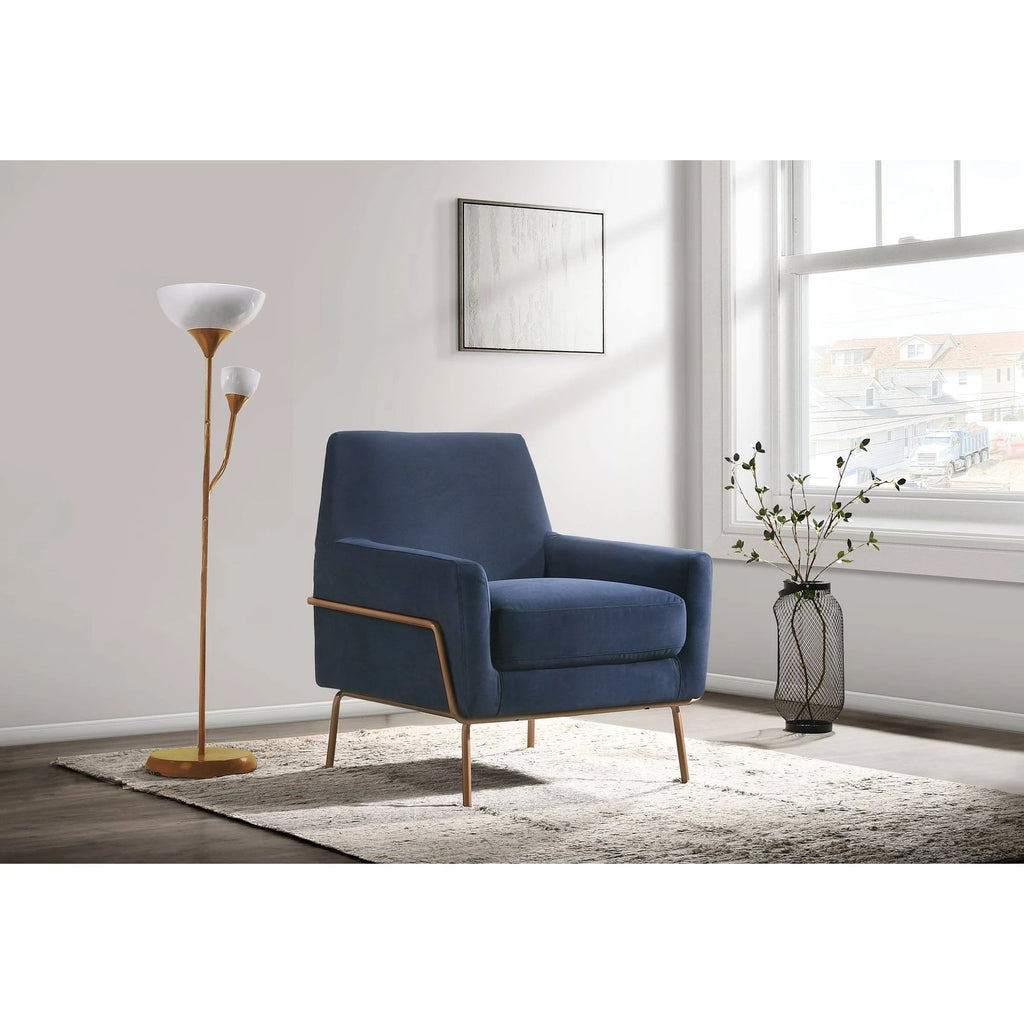 Blue Accent Arm Chair G2274