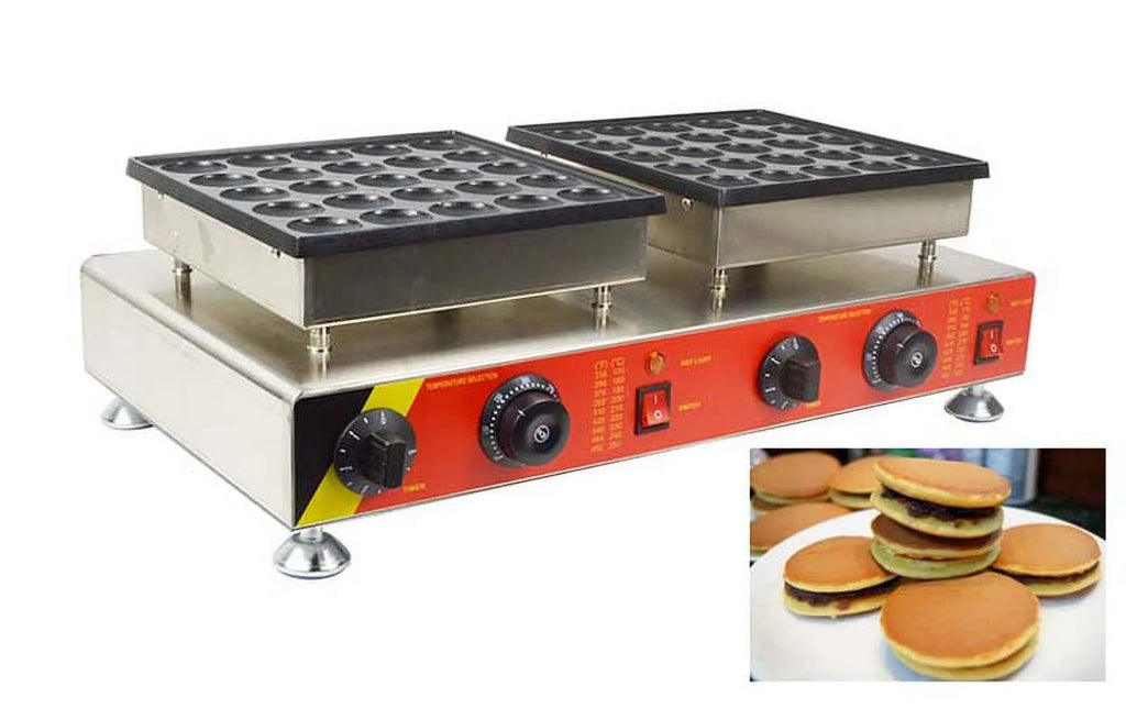 50Holes Commercial Electric Mini Dutch Pancake Waffle Maker T325