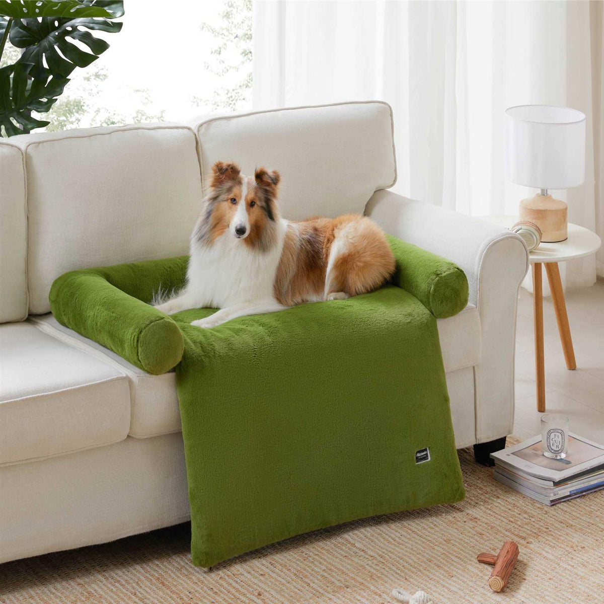 Faux Fur Dog Sofa Cover Bed S5147