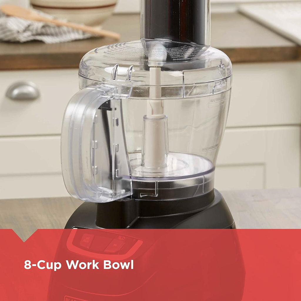 8-Cup Food Processor with Stainless Steel Blade, Black G870