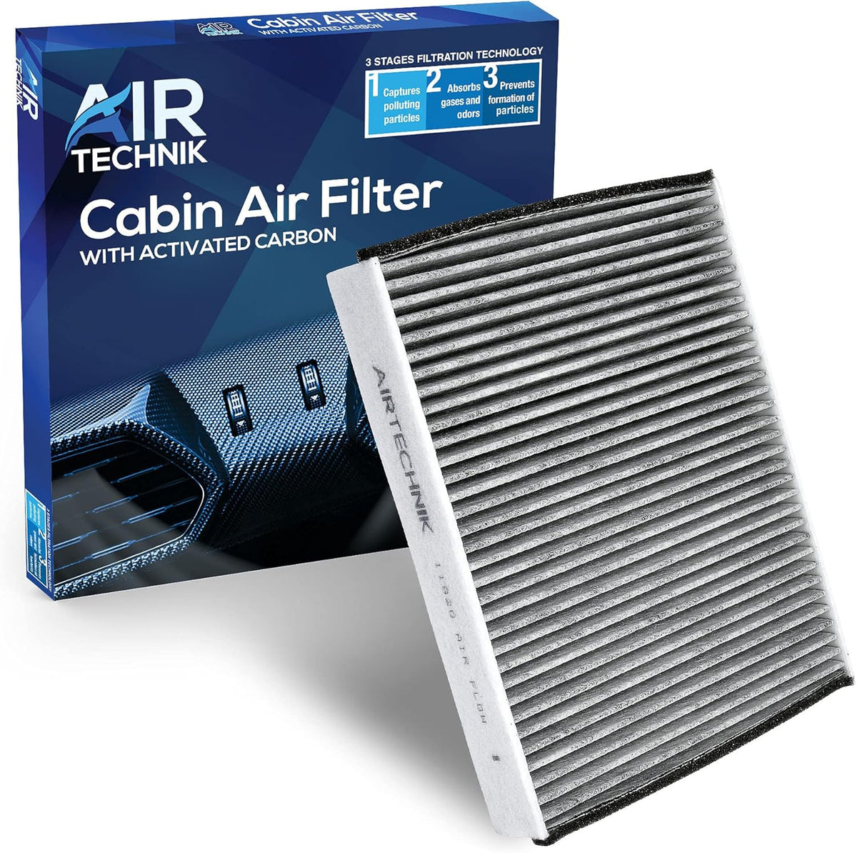 Cabin Air Filter with Activated Carbon Pack of 2 E623538