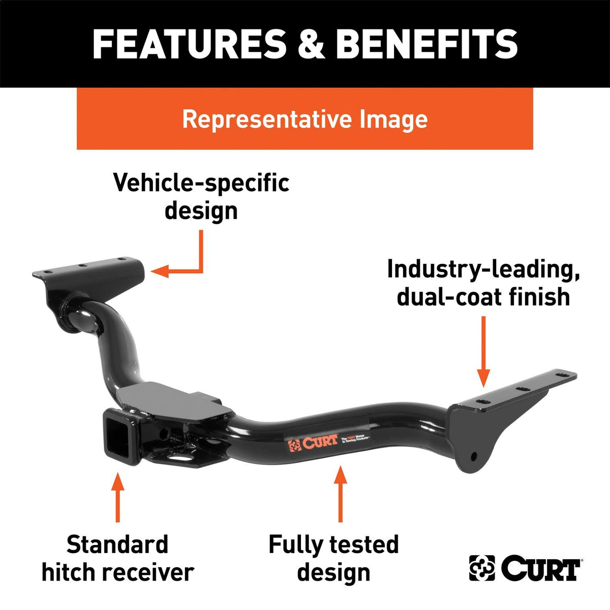 Curt Class III Receiver Hitch J88915