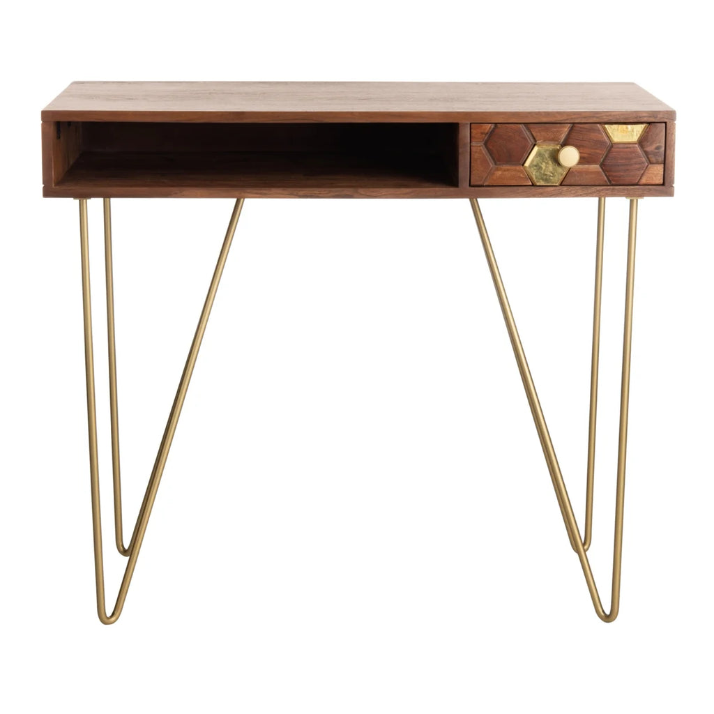 Mid-Century Writing Desk with Drawer U227059
