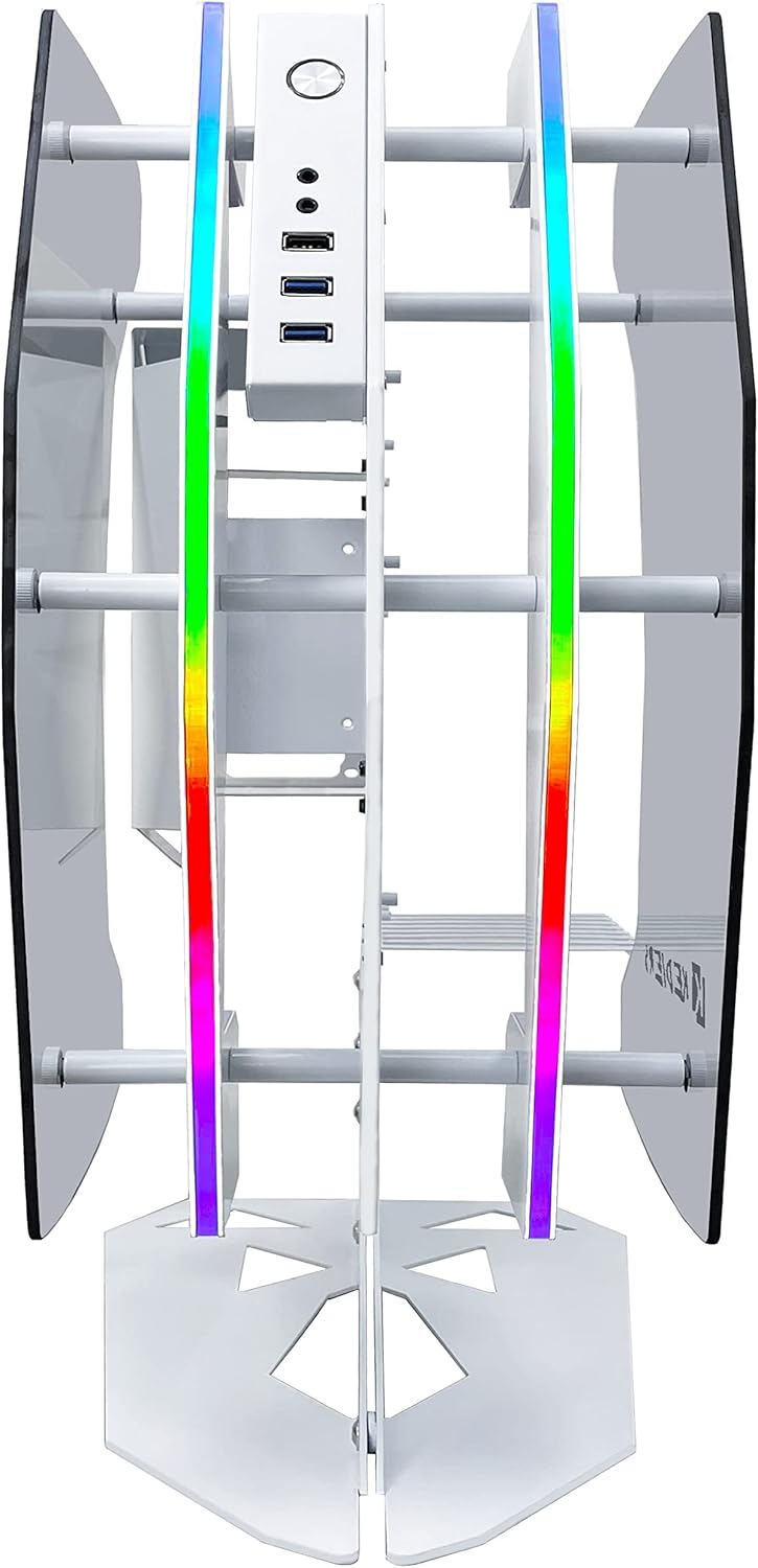 White ATX Mid Tower Gaming Case N170833