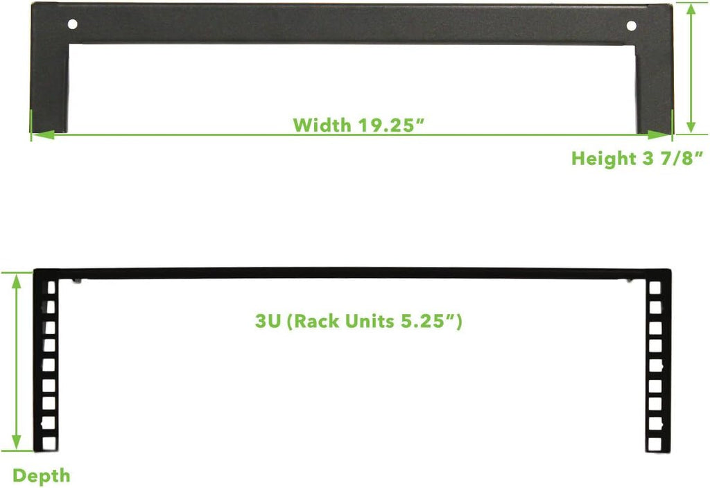 4U 19 Inch Vertical Wall Mount Server Rack Black K2200