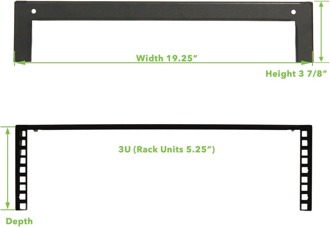 4U 19 Inch Vertical Wall Mount Server Rack Black K2200
