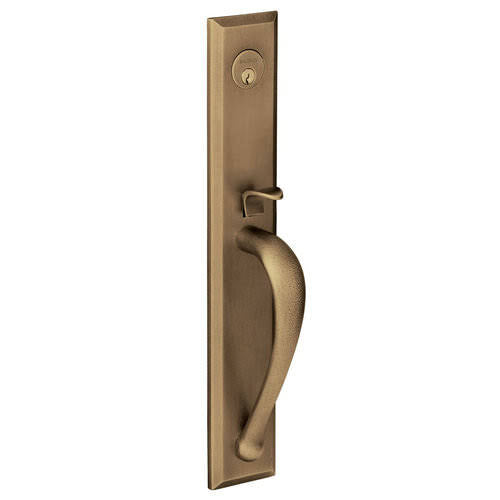 Satin Black Left Hand Dummy Entry Handleset D55912