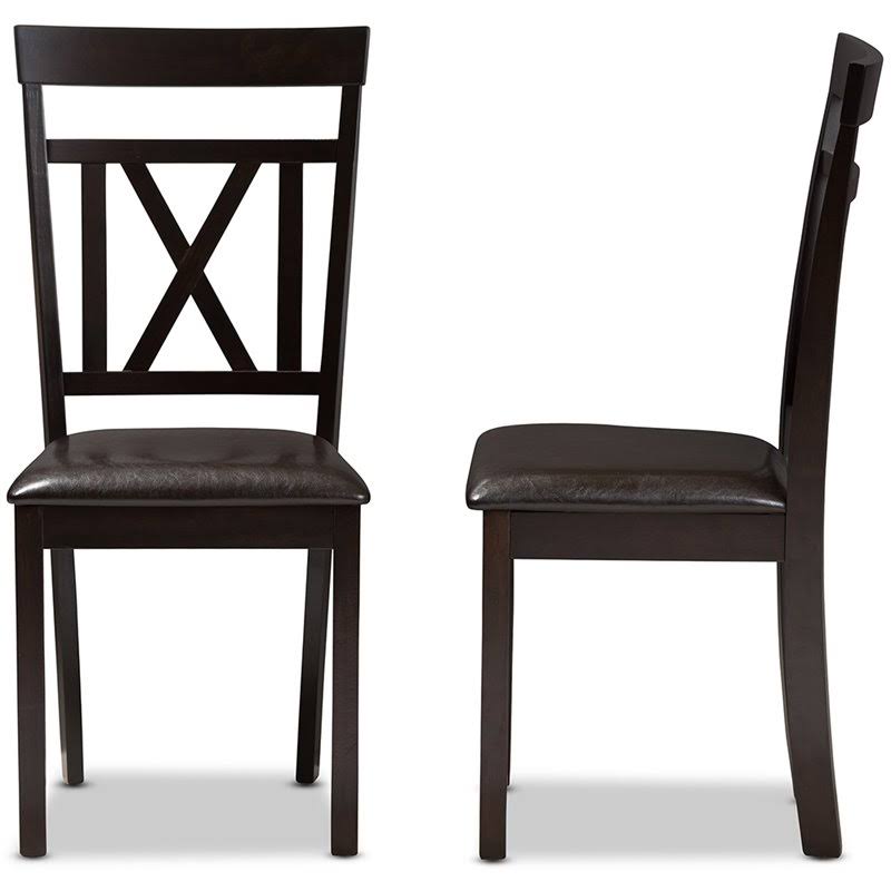 Brown Dining Side Chair (Set of 2) X56068