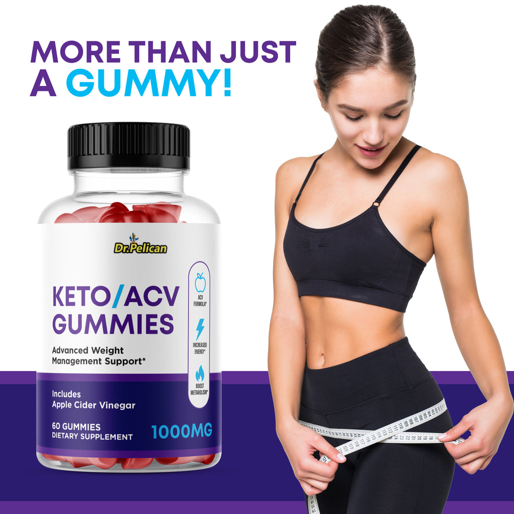 Keto ACV Gummies 1000MG 60 Gummies Q952987