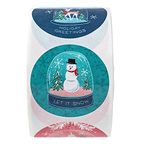 500 Multicolor Christmas Stickers Z458089